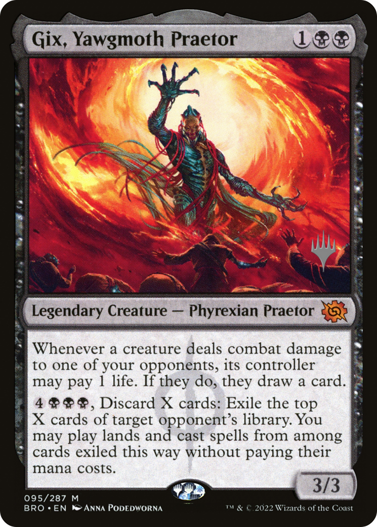 Gix, Yawgmoth Praetor (Promo Pack) [The Brothers' War Promos] | Gear Gaming Bentonville