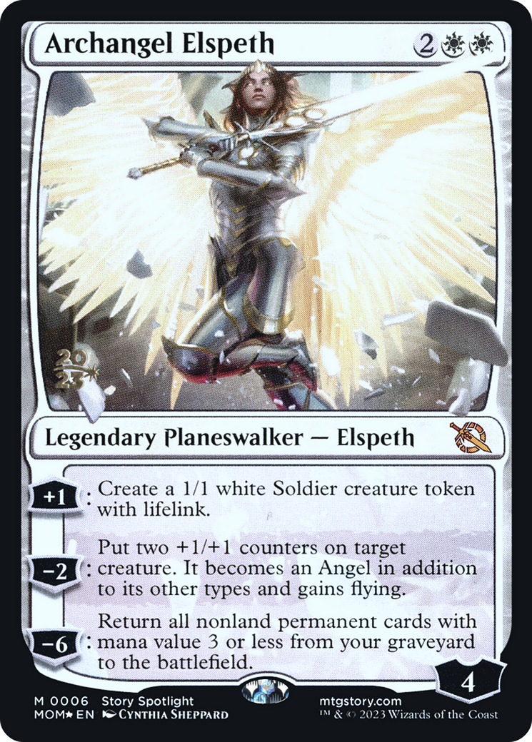 Archangel Elspeth [March of the Machine Prerelease Promos] | Gear Gaming Bentonville