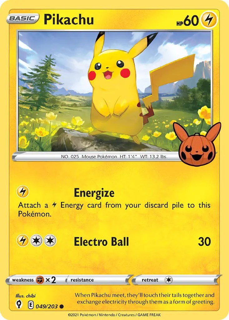 Pikachu (049/203) [Trick or Trade] | Gear Gaming Bentonville