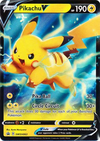 Pikachu V (SWSH063) [Sword & Shield: Black Star Promos] | Gear Gaming Bentonville