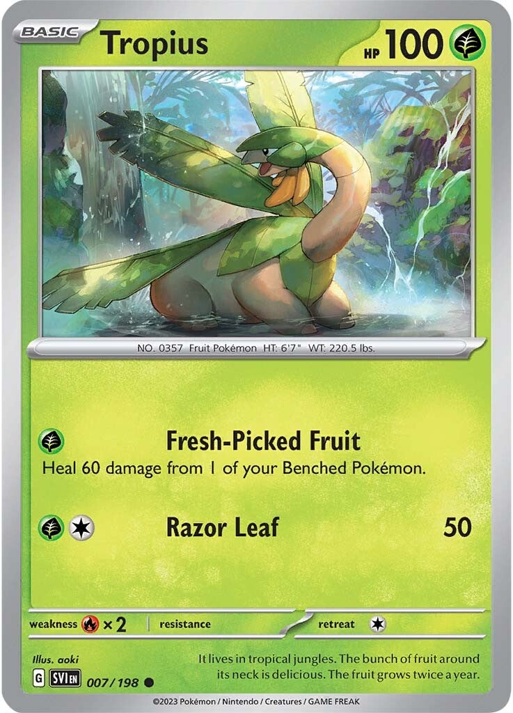 Tropius (007/198) [Scarlet & Violet: Base Set] | Gear Gaming Bentonville