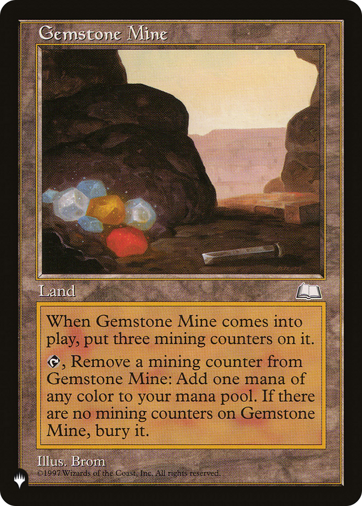 Gemstone Mine (WTH) [The List Reprints] | Gear Gaming Bentonville