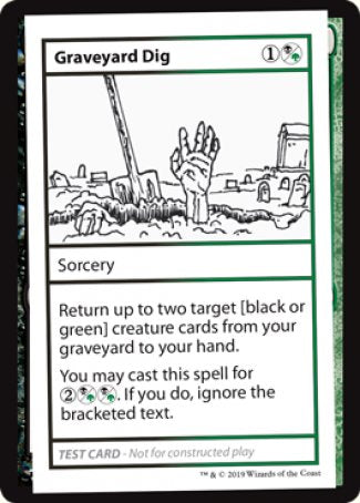 Graveyard Dig (2021 Edition) [Mystery Booster Playtest Cards] | Gear Gaming Bentonville