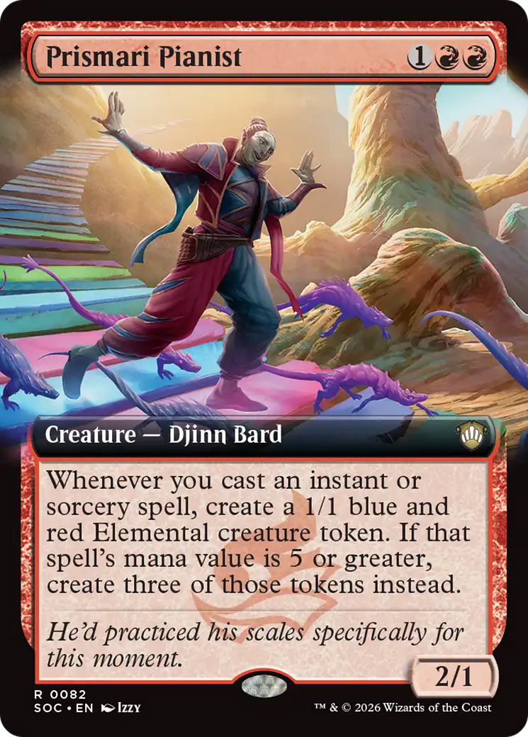 Prismari Pianist (Extended Art) [Secrets of Strixhaven Commander] | Gear Gaming Bentonville