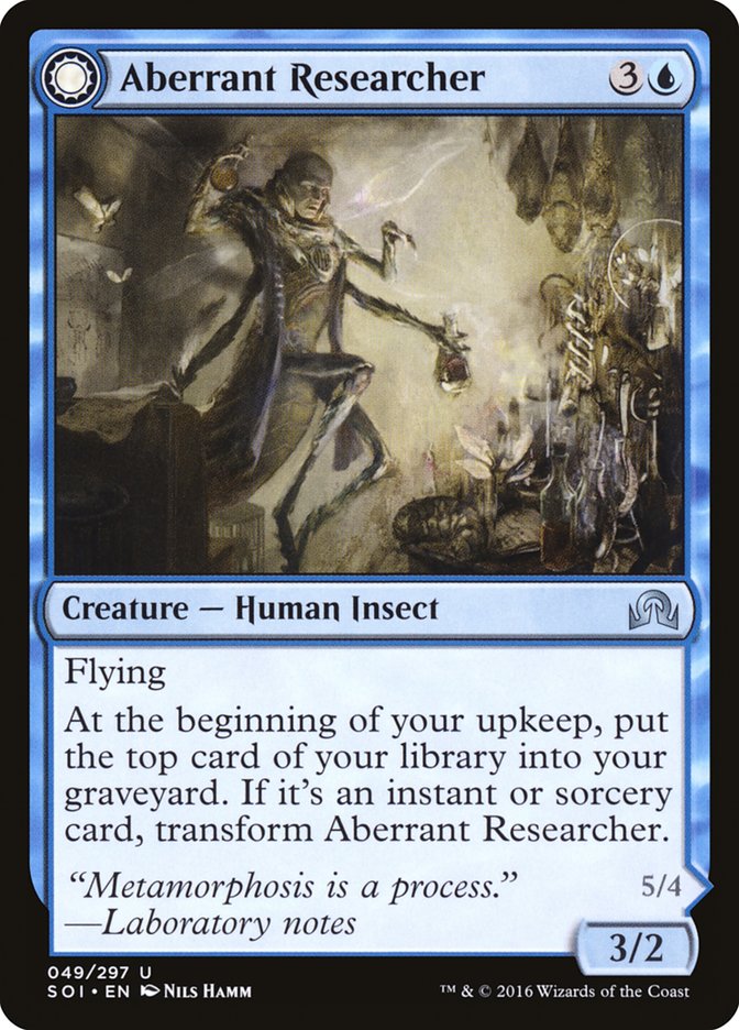 Aberrant Researcher // Perfected Form [Shadows over Innistrad] | Gear Gaming Bentonville