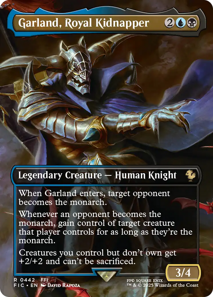 Garland, Royal Kidnapper (Borderless) [FINAL FANTASY Commander] | Gear Gaming Bentonville