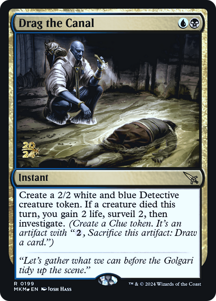 Drag the Canal [Murders at Karlov Manor Prerelease Promos] | Gear Gaming Bentonville