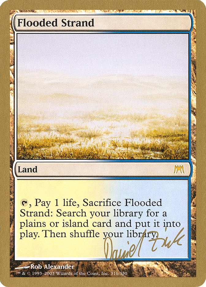 Flooded Strand (Daniel Zink) [World Championship Decks 2003] | Gear Gaming Bentonville