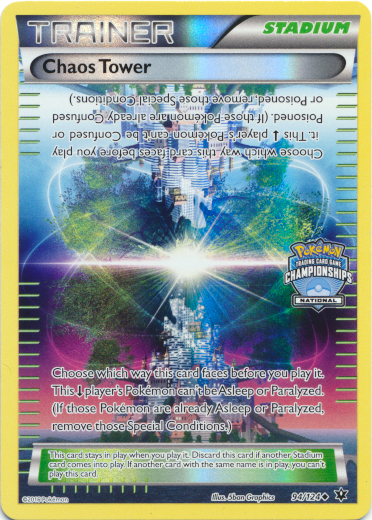 Chaos Tower (94/124) (National Championship Promo) [XY: Fates Collide] | Gear Gaming Bentonville