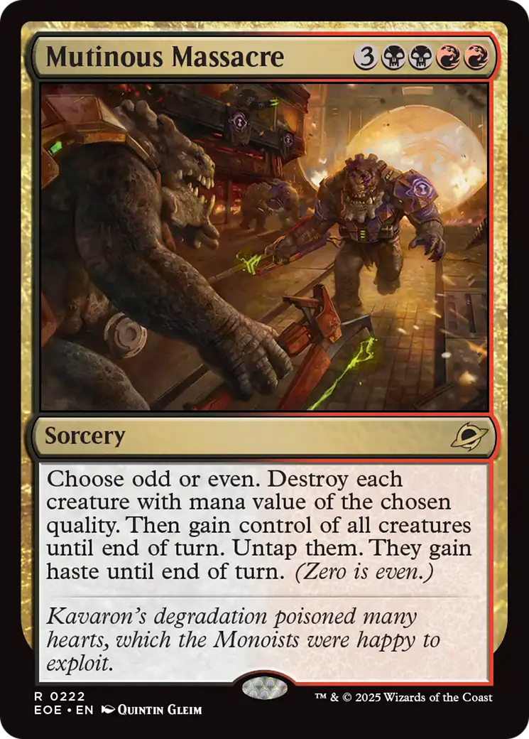 Mutinous Massacre [Edge of Eternities] | Gear Gaming Bentonville
