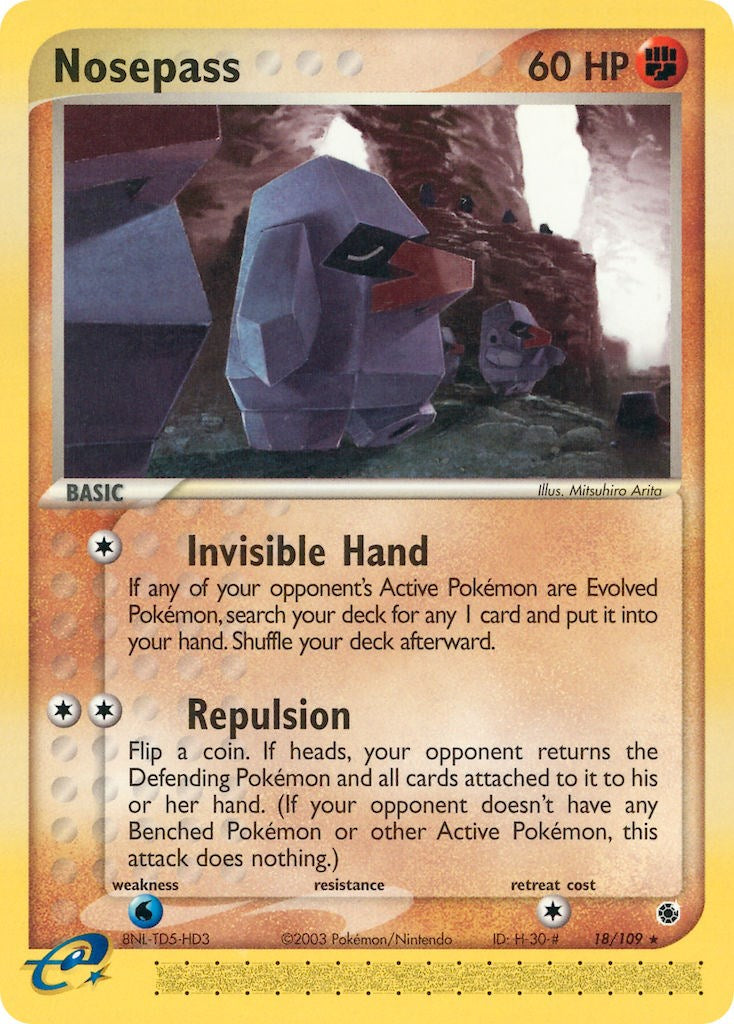 Nosepass (18/109) [EX: Ruby & Sapphire] | Gear Gaming Bentonville