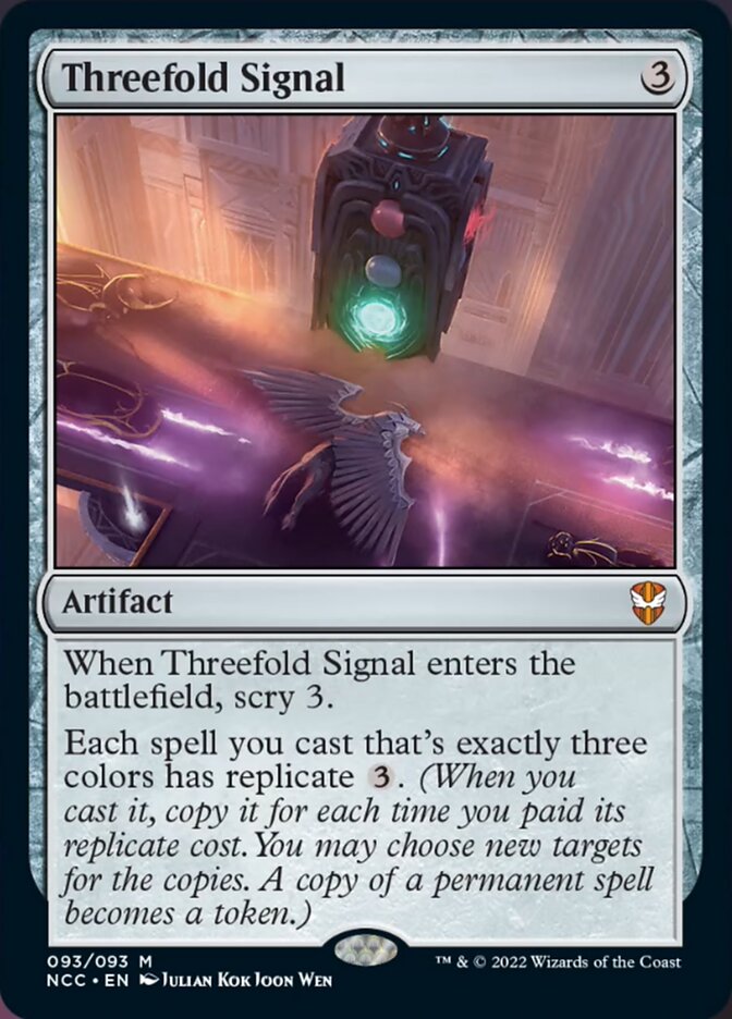 Threefold Signal [Streets of New Capenna Commander] | Gear Gaming Bentonville