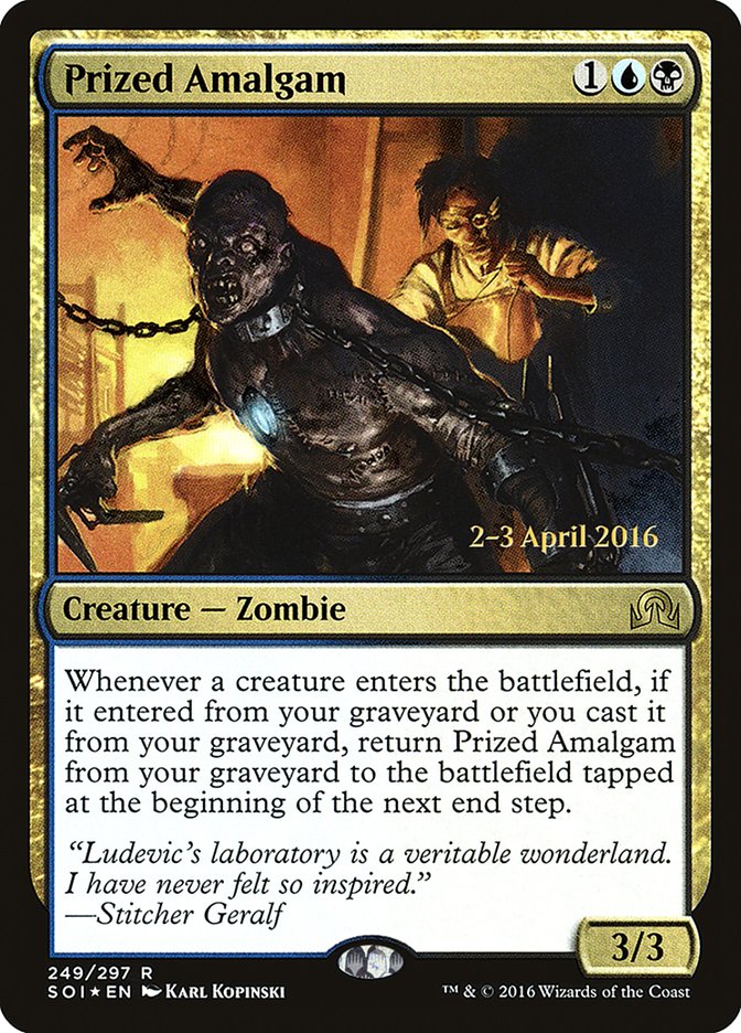 Prized Amalgam [Shadows over Innistrad Prerelease Promos] | Gear Gaming Bentonville