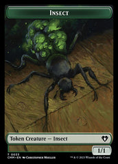 Eldrazi Spawn // Insect Double-Sided Token [Commander Masters Tokens] | Gear Gaming Bentonville