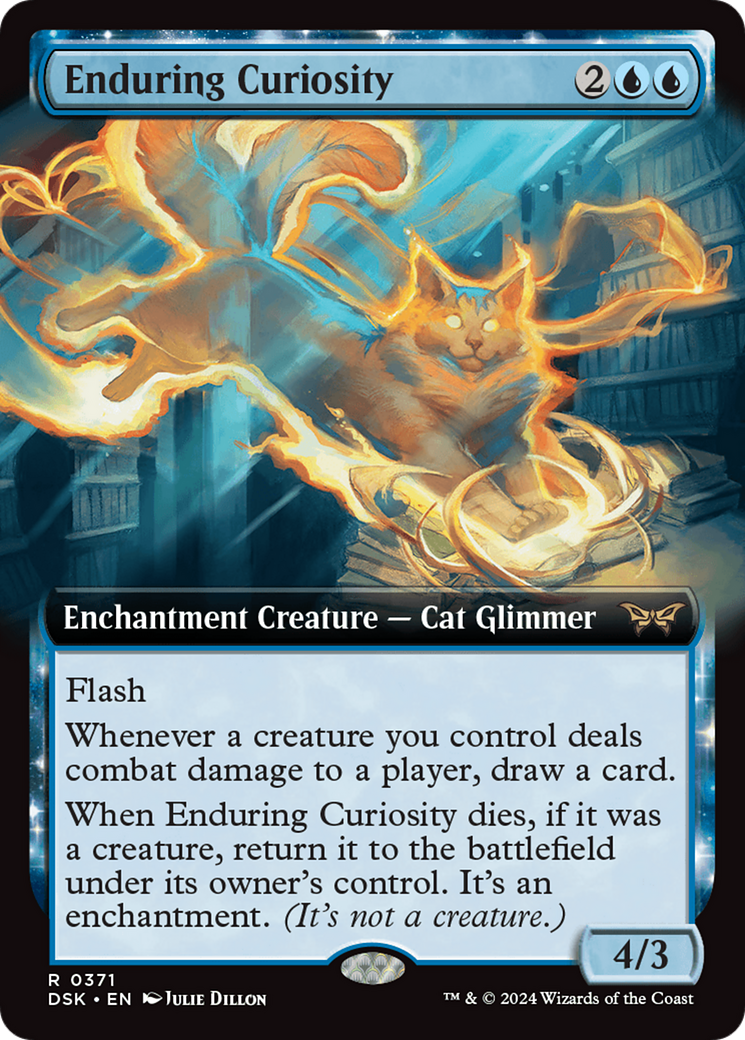 Enduring Curiosity (Extended Art) [Duskmourn: House of Horror] | Gear Gaming Bentonville