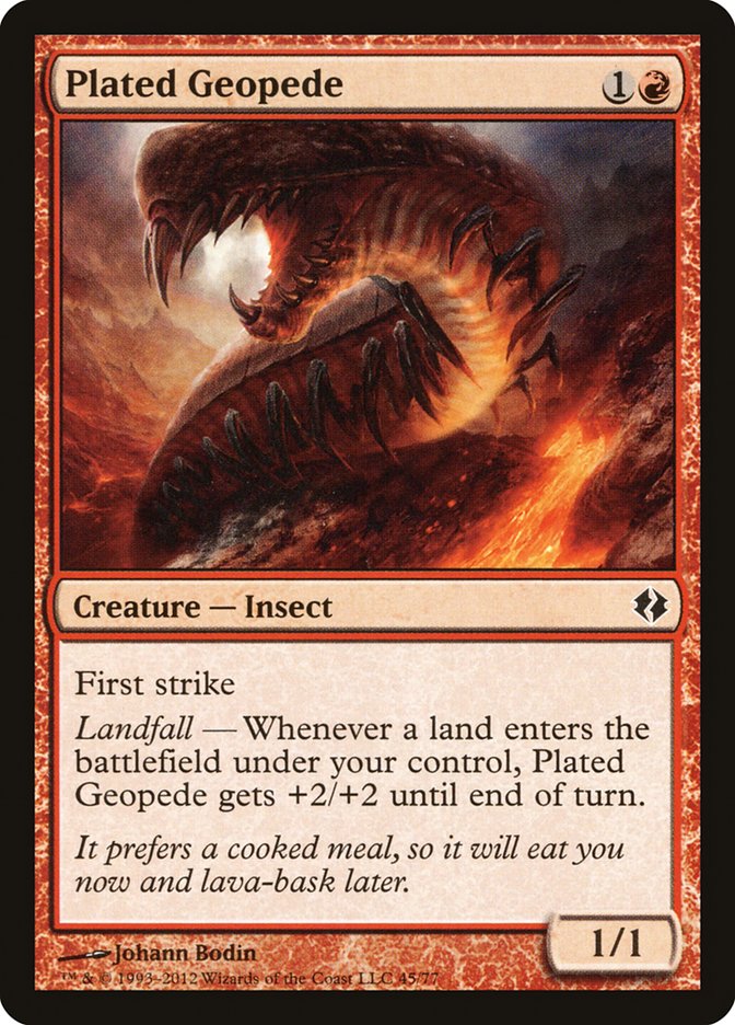 Plated Geopede [Duel Decks: Venser vs. Koth] | Gear Gaming Bentonville