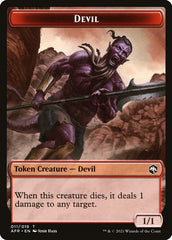 Devil // Zombie Double-Sided Token [Dungeons & Dragons: Adventures in the Forgotten Realms Tokens] | Gear Gaming Bentonville