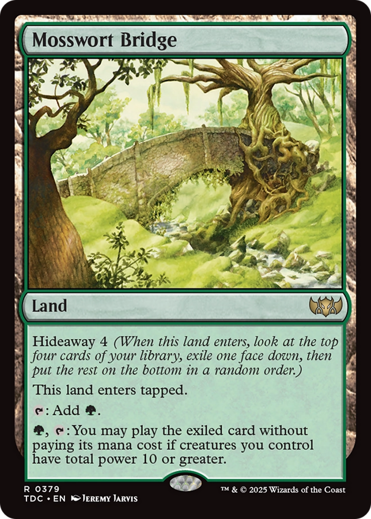 Mosswort Bridge [Tarkir: Dragonstorm Commander] | Gear Gaming Bentonville