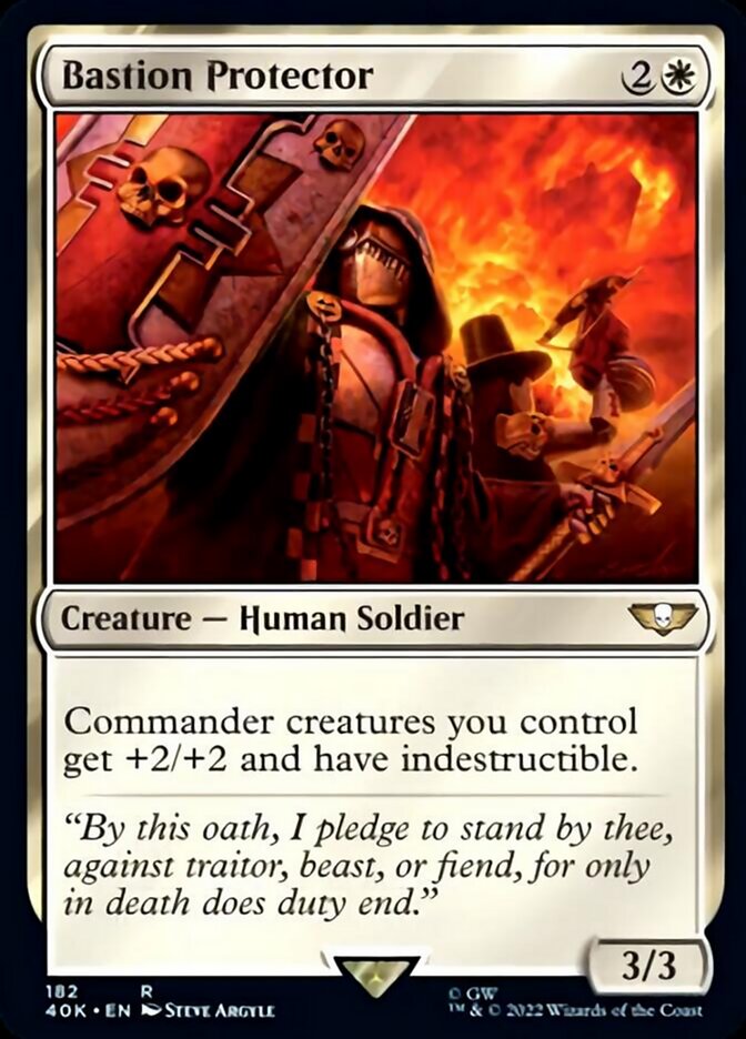 Bastion Protector (Surge Foil) [Warhammer 40,000] | Gear Gaming Bentonville