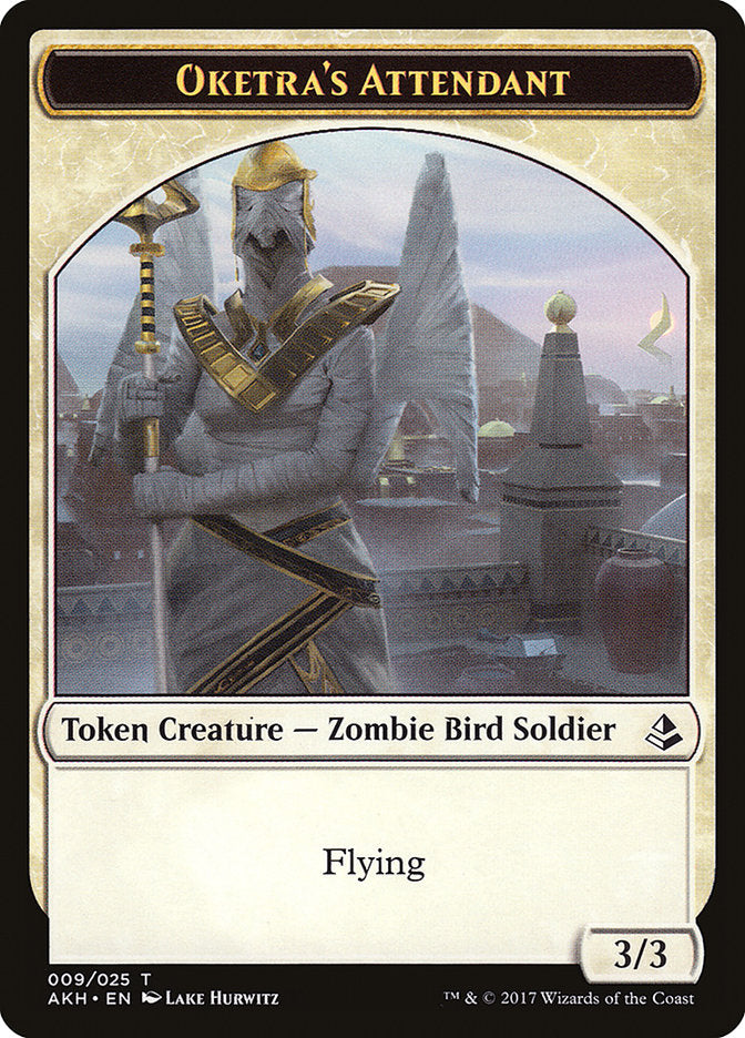 Oketra's Attendant // Beast Double-Sided Token [Amonkhet Tokens] | Gear Gaming Bentonville