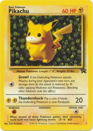 Pikachu (1) (Promo) [Wizards of the Coast: Black Star Promos] | Gear Gaming Bentonville