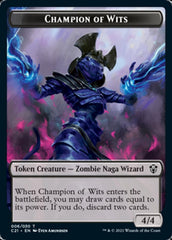 Eldrazi // Champion of Wits Double-Sided Token [Commander 2021 Tokens] | Gear Gaming Bentonville