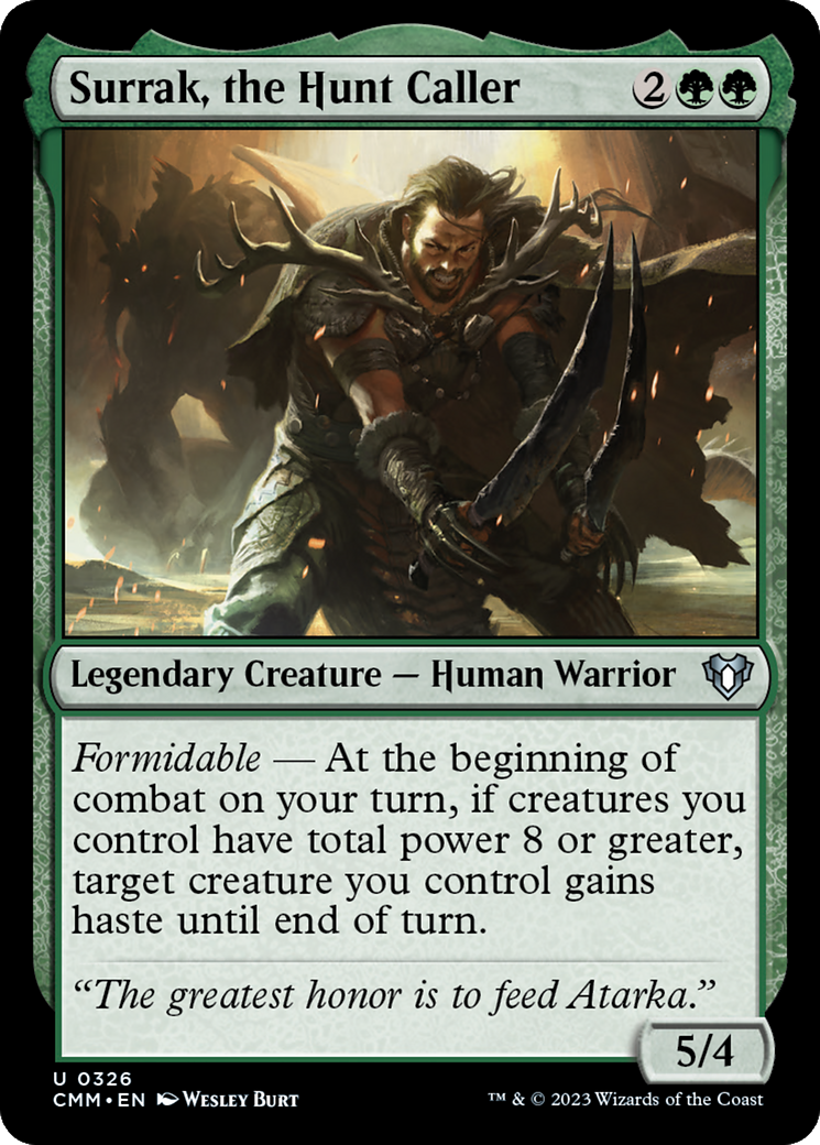 Surrak, the Hunt Caller [Commander Masters] | Gear Gaming Bentonville