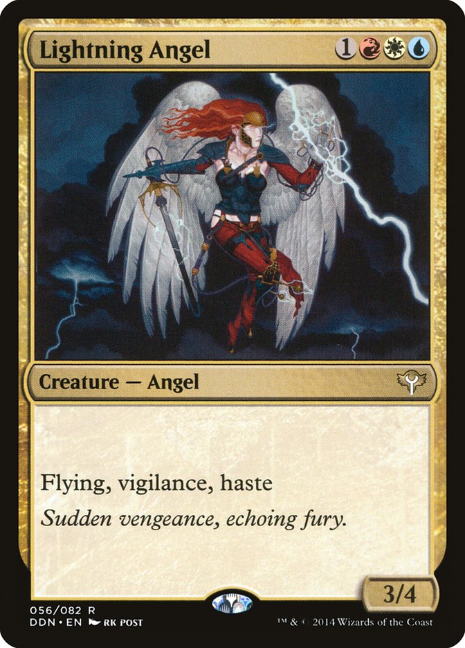 Lightning Angel [Duel Decks: Speed vs. Cunning] | Gear Gaming Bentonville