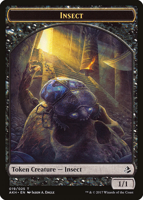 Sacred Cat // Insect Double-Sided Token [Amonkhet Tokens] | Gear Gaming Bentonville