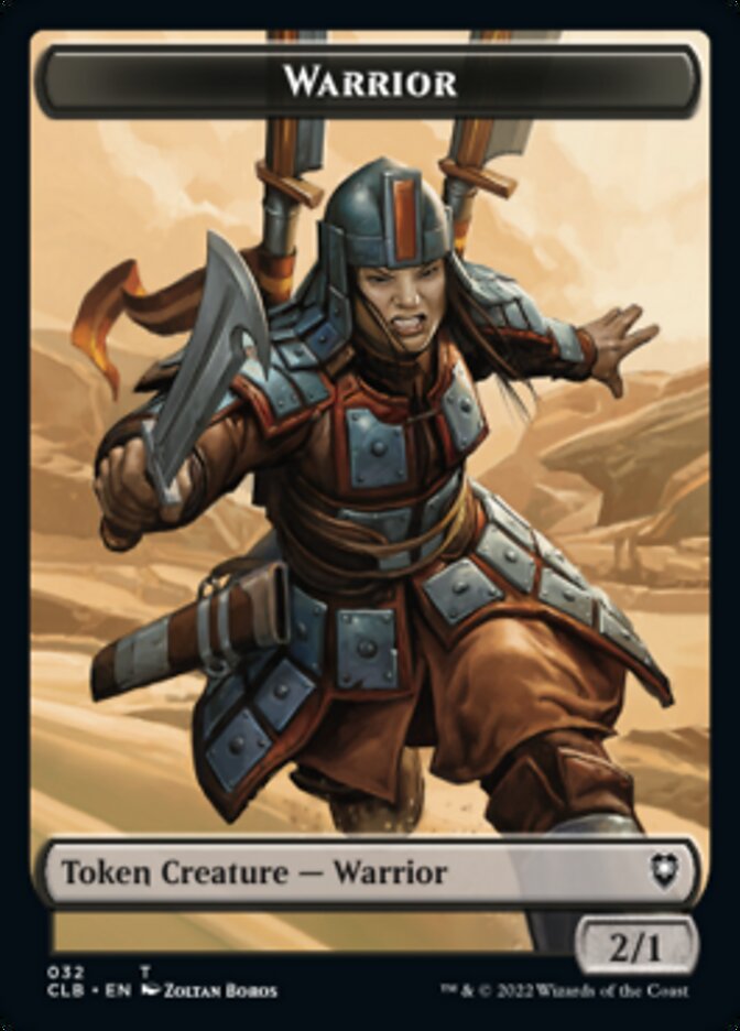 Warrior // Inkling Double-Sided Token [Commander Legends: Battle for Baldur's Gate Tokens] | Gear Gaming Bentonville