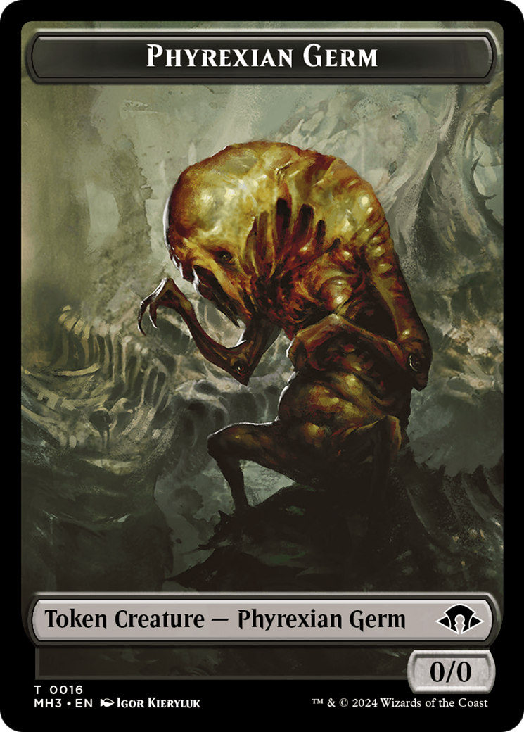 Phyrexian Germ // Copy Double-Sided Token [Modern Horizons 3 Tokens] | Gear Gaming Bentonville