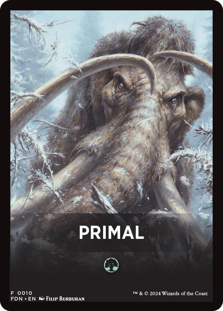 Primal Theme Card [Foundations Tokens] | Gear Gaming Bentonville