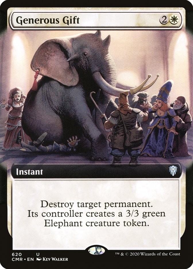 Generous Gift (Extended Art) [Commander Legends] | Gear Gaming Bentonville