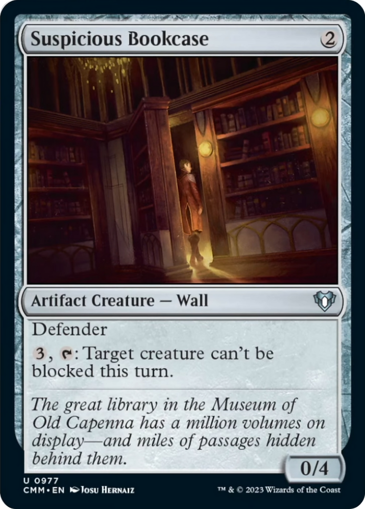 Suspicious Bookcase [Commander Masters] | Gear Gaming Bentonville