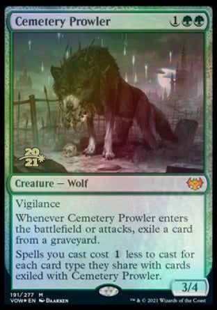 Cemetery Prowler [Innistrad: Crimson Vow Prerelease Promos] | Gear Gaming Bentonville