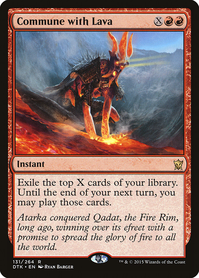 Commune with Lava [Dragons of Tarkir] | Gear Gaming Bentonville