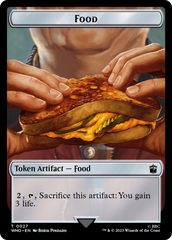 Alien Warrior // Food (0027) Double-Sided Token [Doctor Who Tokens] | Gear Gaming Bentonville