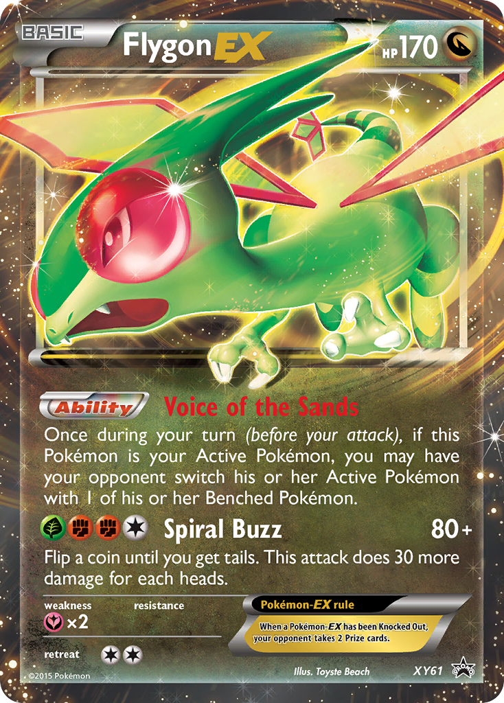 Flygon EX (XY61) [XY: Black Star Promos] | Gear Gaming Bentonville