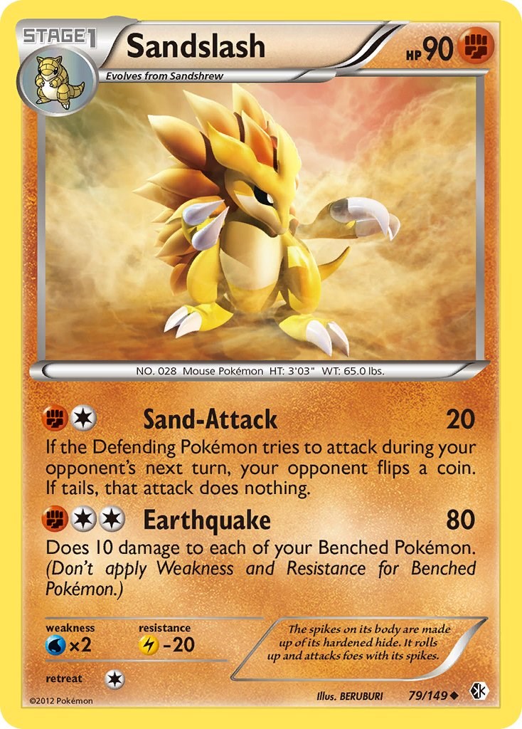 Sandslash (79/149) [Black & White: Boundaries Crossed] | Gear Gaming Bentonville