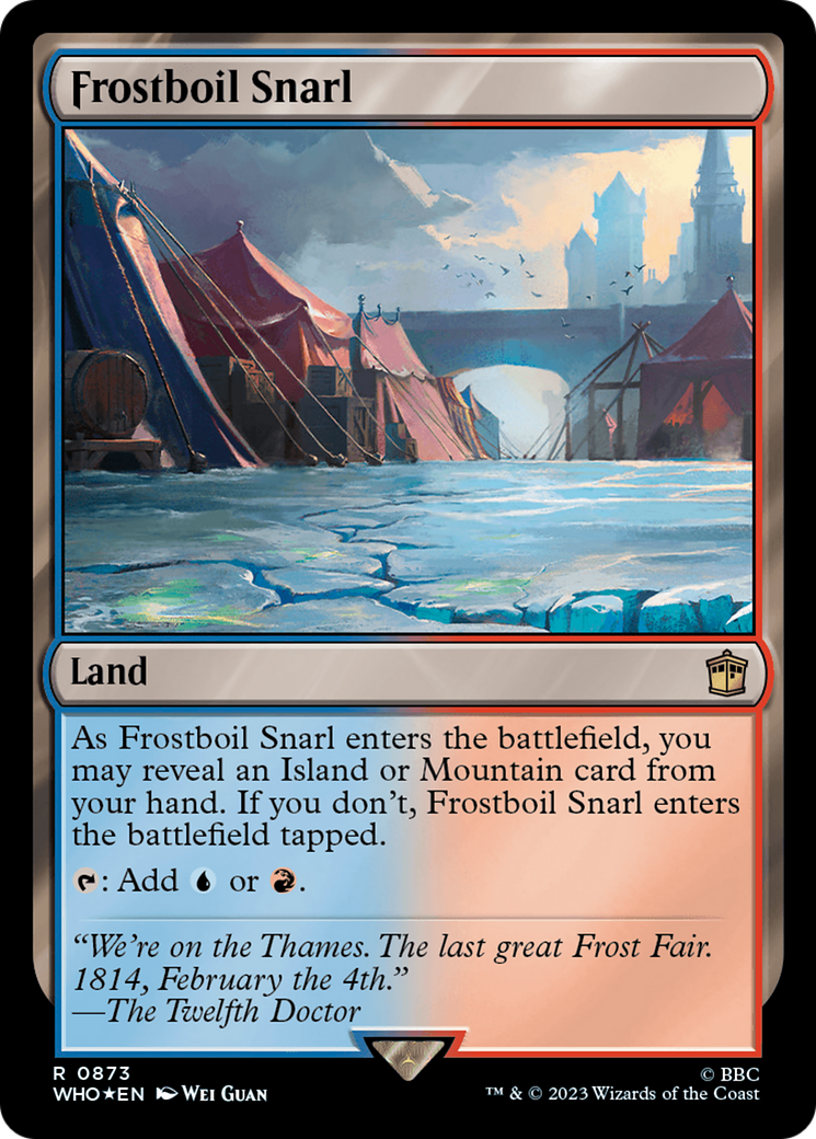 Frostboil Snarl (Surge Foil) [Doctor Who] | Gear Gaming Bentonville