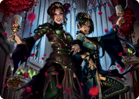 Falkenrath Celebrants 2 Art Card [Innistrad: Crimson Vow Art Series] | Gear Gaming Bentonville