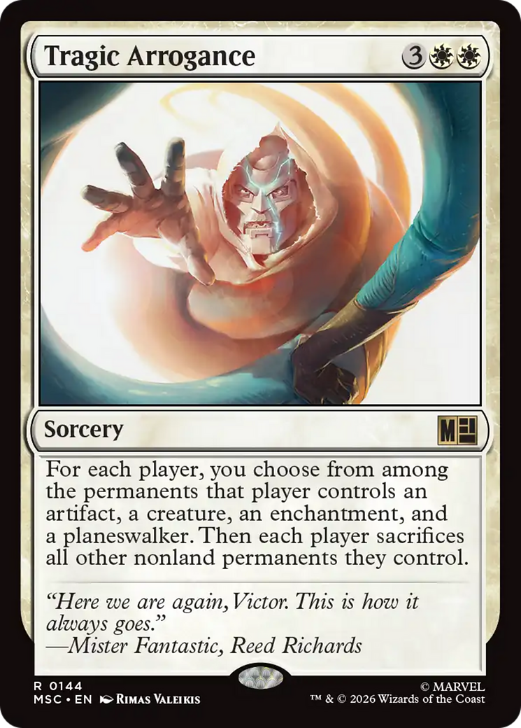 Tragic Arrogance (Surge Foil) [Marvel Super Heroes Commander] | Gear Gaming Bentonville