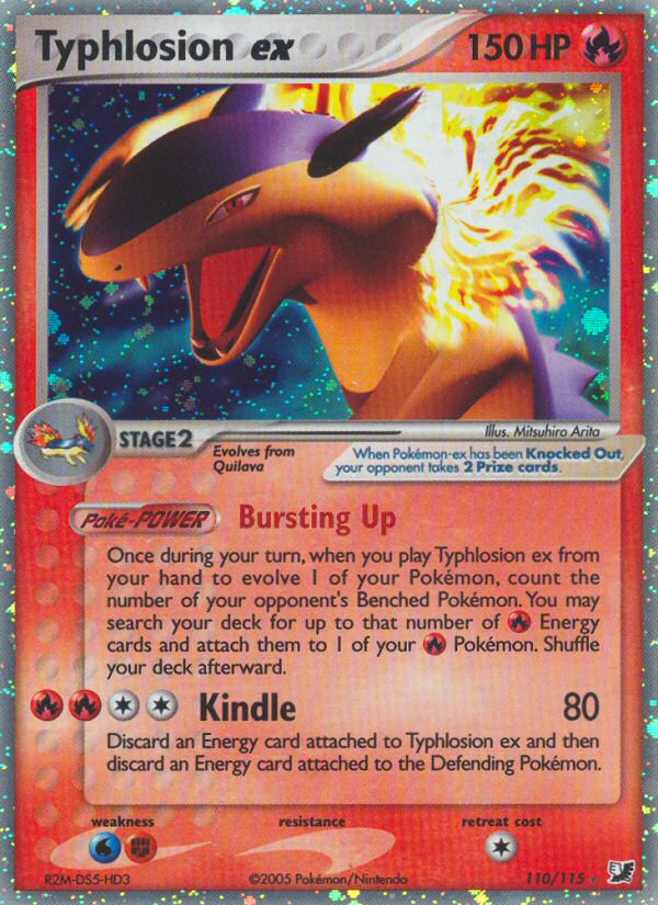 Typhlosion ex (110/115) [EX: Unseen Forces] | Gear Gaming Bentonville