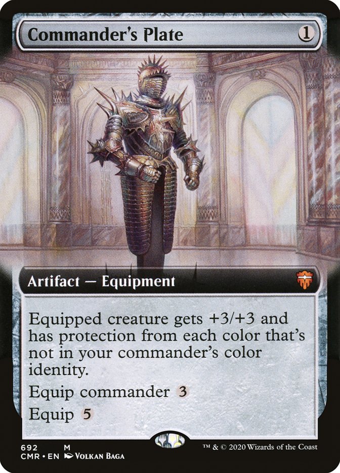 Commander's Plate (Extended Art) [Commander Legends] | Gear Gaming Bentonville