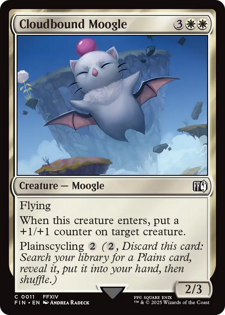 Cloudbound Moogle [FINAL FANTASY] | Gear Gaming Bentonville