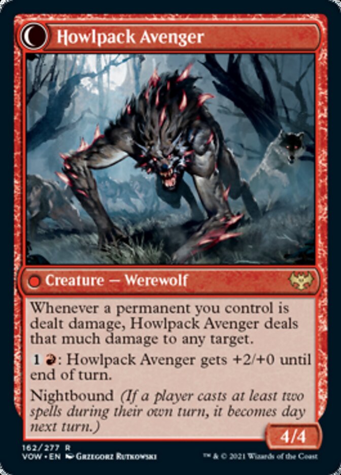 Ill-Tempered Loner // Howlpack Avenger [Innistrad: Crimson Vow] | Gear Gaming Bentonville