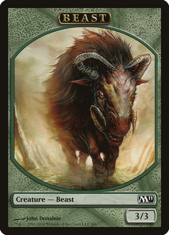 Beast Token [Magic 2011 Tokens] | Gear Gaming Bentonville