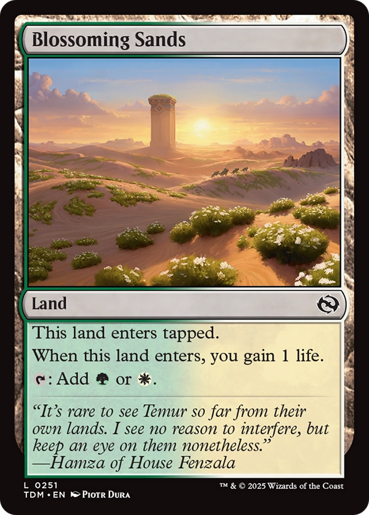 Blossoming Sands [Tarkir: Dragonstorm] | Gear Gaming Bentonville
