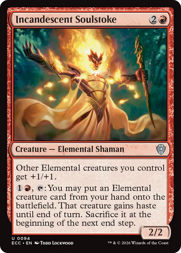 Incandescent Soulstoke [Lorwyn Eclipsed Commander] | Gear Gaming Bentonville