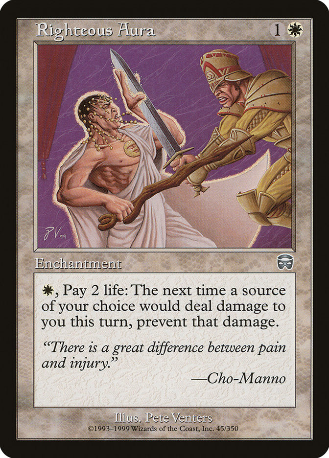 Righteous Aura [Mercadian Masques] | Gear Gaming Bentonville
